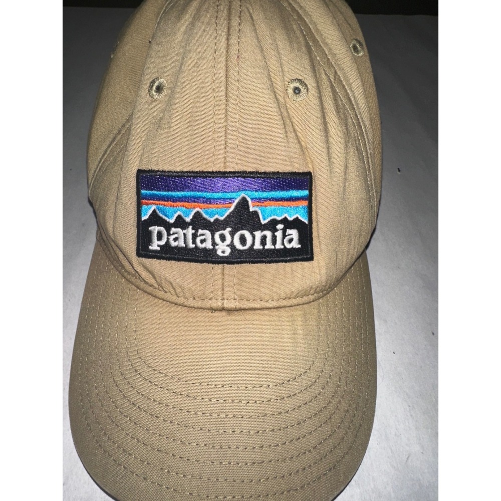 Patagonia P-6 Label Trad Cap Tan Khaki Adjustable